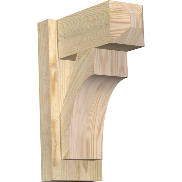 Ekena Millwork Westlake Craftsman Rough Sawn Outlooker, Douglas Fir, 6"W x 12"D x 16"H OUT06X12X16WTL04RDF - main